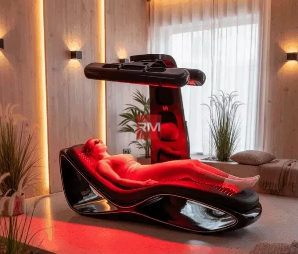Red Couch 360 — спа-кушетка с красным и ИК-светом  - 3